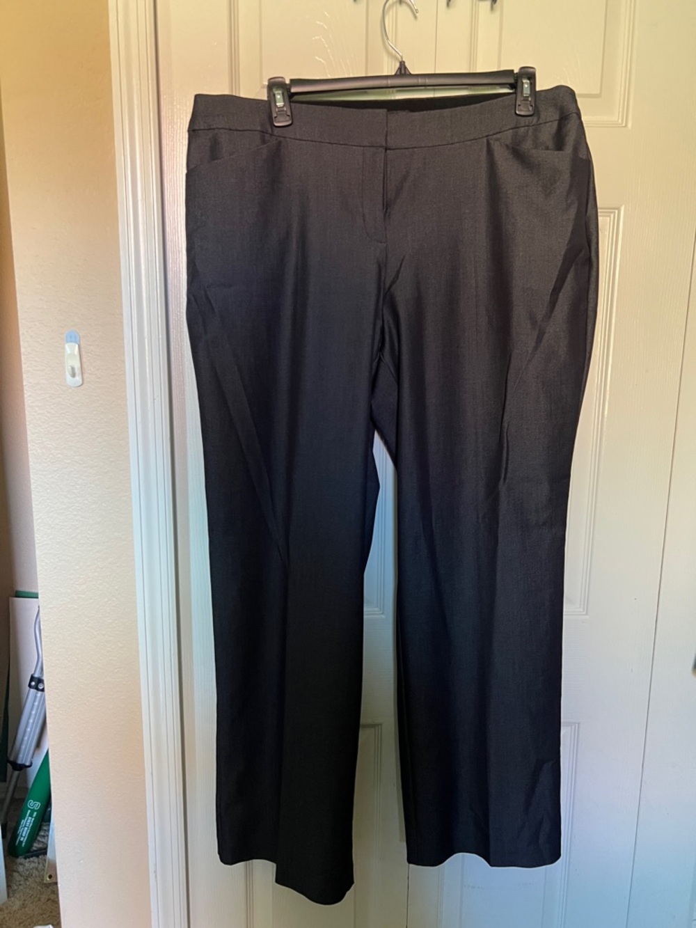 Women's Black Work Trousers - Tailored Straight Leg